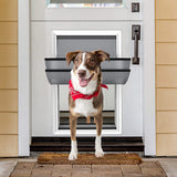 URSPET XL Dog Doors for Large Dogs, Extra Large Dog Door with Magnetic Double Flap, Premium Aluminum Giant Dog Door with Lockable Handle, Extreme Weather Pet Door, Easy to Install