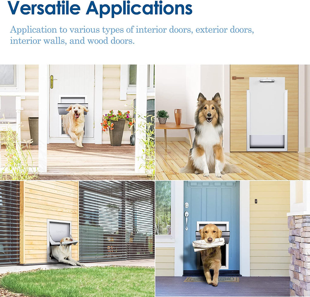 URSPET XL Dog Doors for Large Dogs, Extra Large Dog Door with Magnetic ...